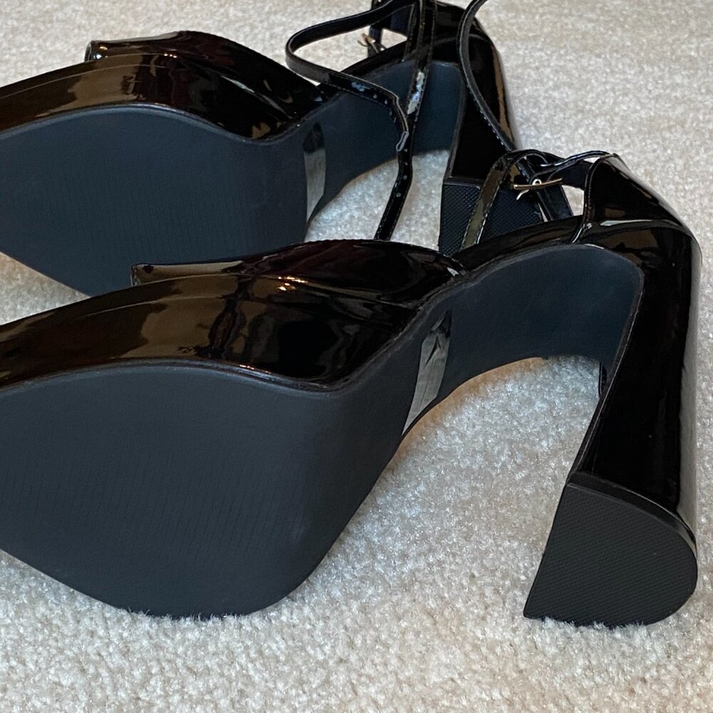 Ego, Size 9 Marshall Double Strap Pointed Toe Bla… - image 4